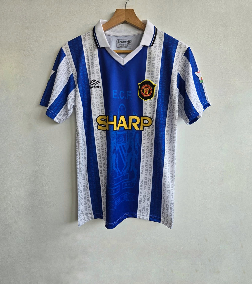 DAVID BECKHAM MANCHESTER UNITED 1995 - 96 RETRO